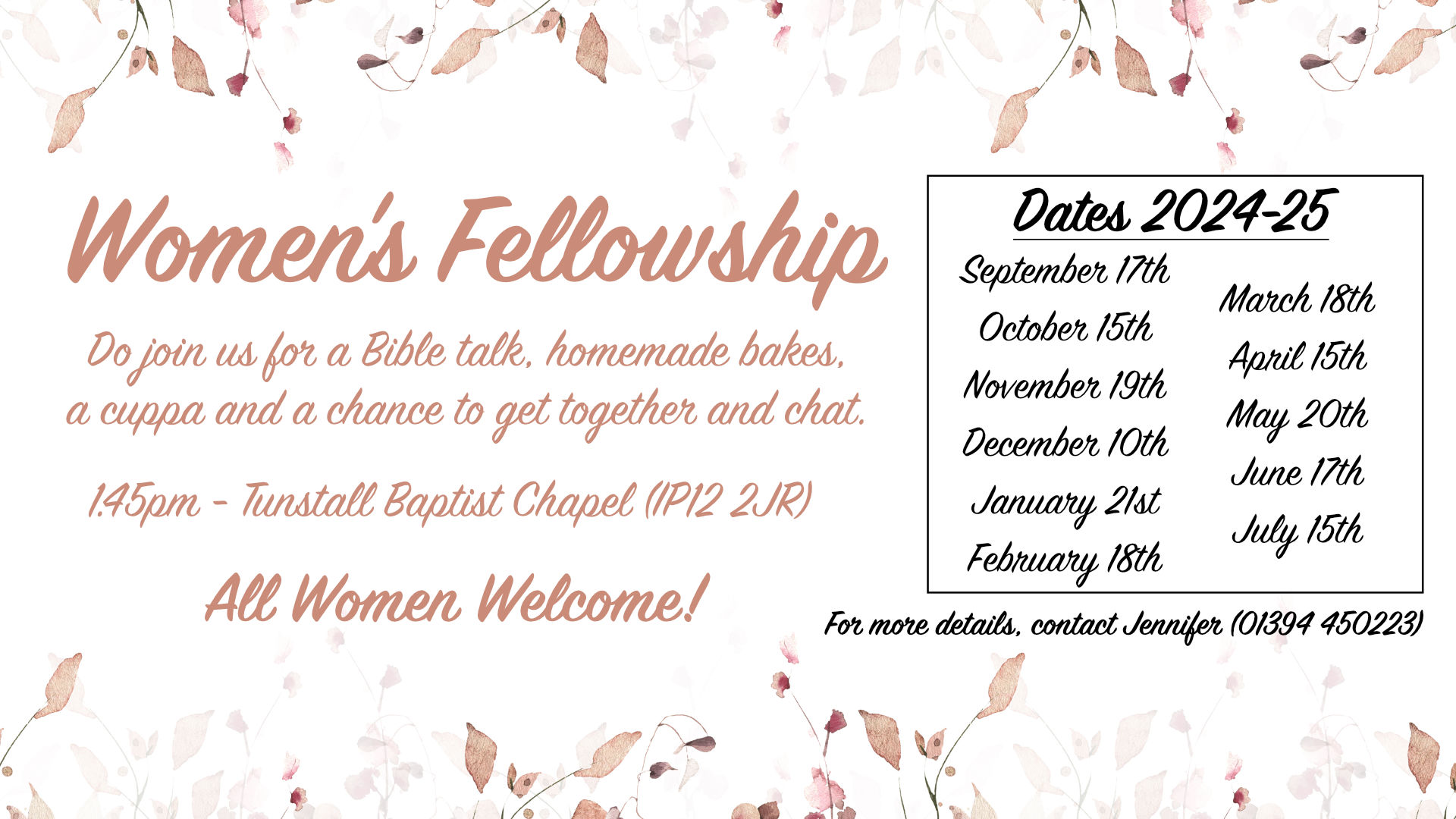 Women's Fellowship Proclaim In